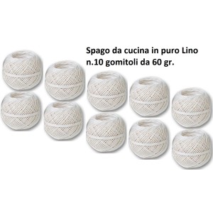 N.10 GOMITOLI SPAGO-CUCINA gr.60  - 373026 | Novalberghiera