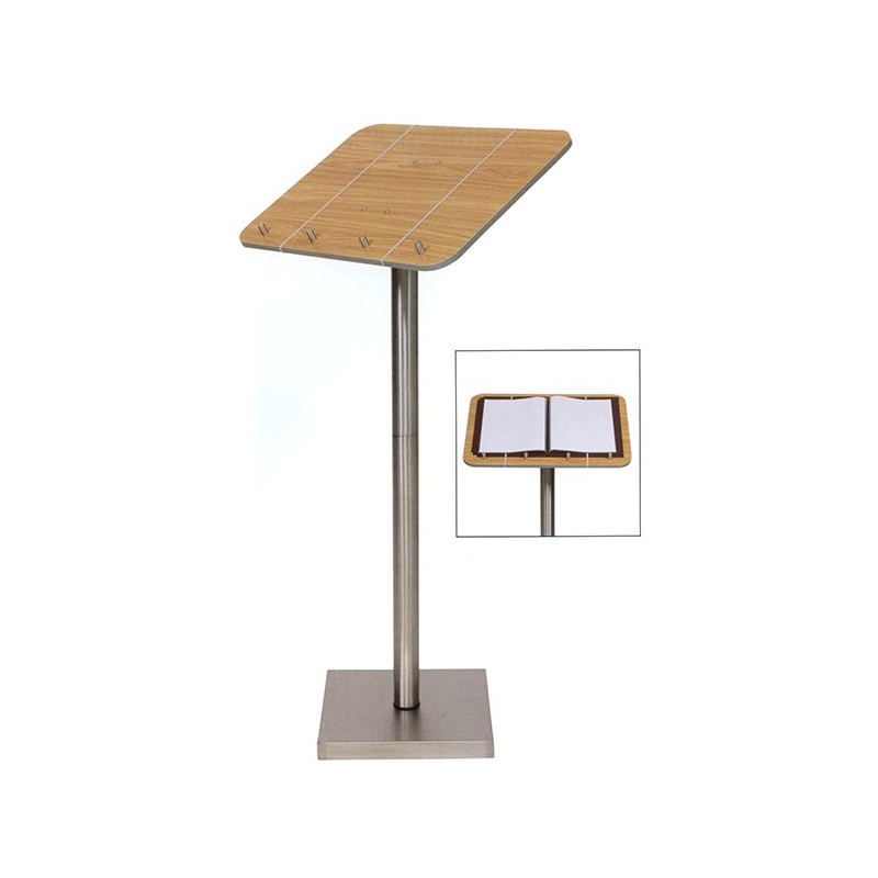 BACHECA LEGNO/INOX cm 113,7  - 1015030 | Novalberghiera