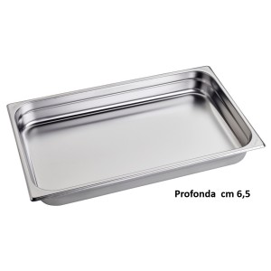 VASCA GN INOX 1/1 cm53x32,5x6,5h  - 3081006 | Novalberghiera