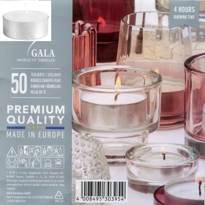 Pz. 50 CANDELE DA TAVOLA  - 3909050 | Novalberghiera