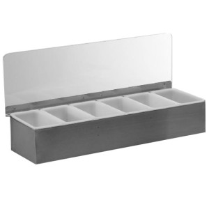 PORTASPEZIE INOX 6V.