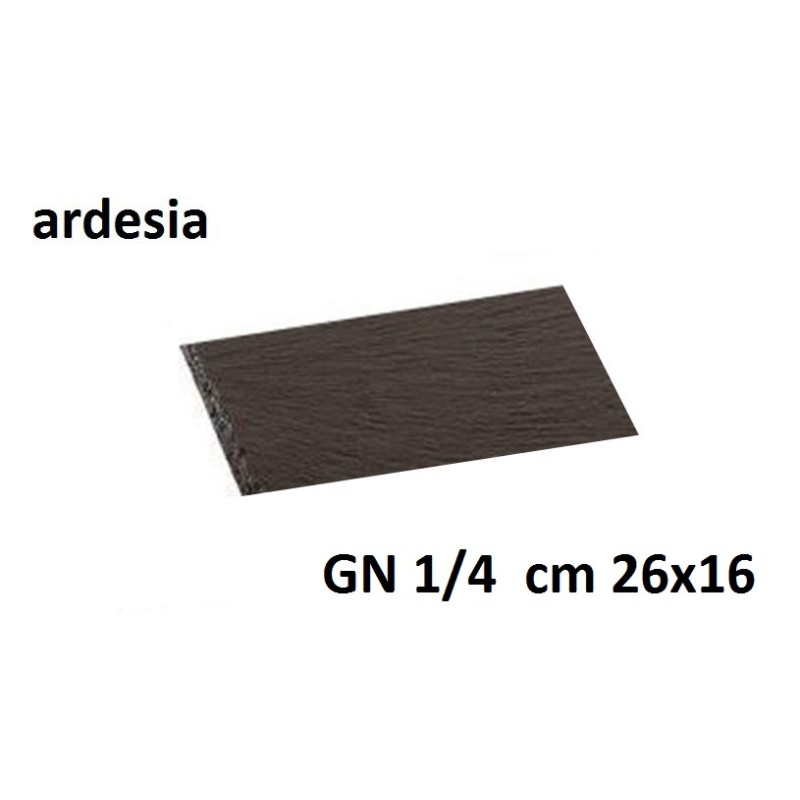 PIATTO ARDESIA GN 1/4 cm 26x16  - 3007014 | Novalberghiera