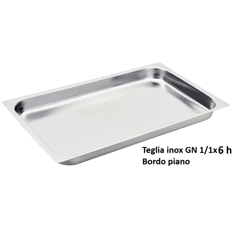 TEGLIA INOX GN 1/1x6,5 h  - 3079006 | Novalberghiera