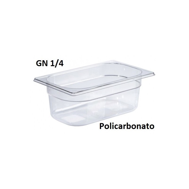 VASCA POLICARB. GN 1/4x10h  - 4613010 | Novalberghiera