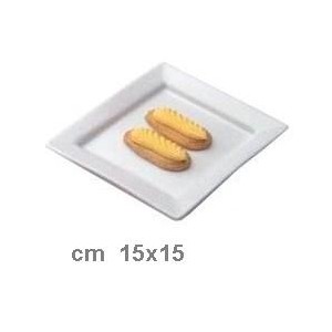 **PIATTO QUADRO PARTY 15x15  - 4754015 | Novalberghiera