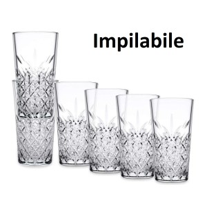 BICCHIERE PASABAHCE TIMELESS IMPILABILE cl.36  - 923236 | Novalberghie