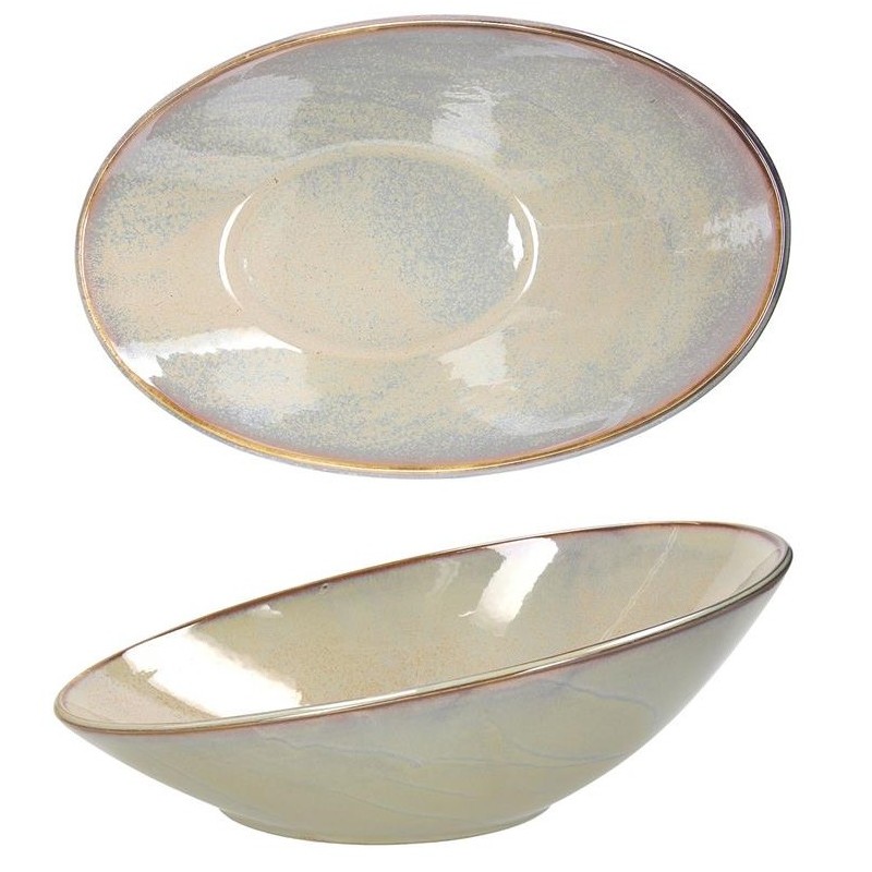 JAP BROWN OVALE FONDO cm 35  - 1349335 | Novalberghiera