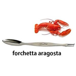 FORCH.CROSTACEI INOX cm 23  - 4055000 | Novalberghiera