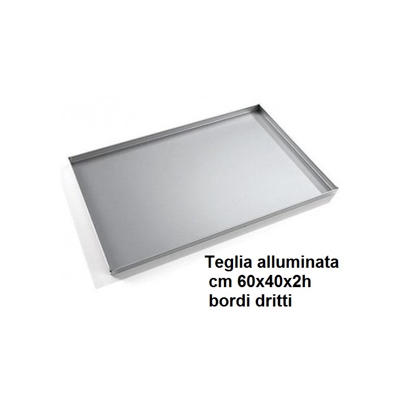 TEGLIA ALLUMINATA B.D.60x40x2h  - 5092060 | Novalberghiera