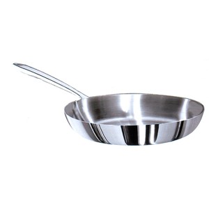 PADELLA INOX TRI.cm24x4,5h  - 5293024 | Novalberghiera