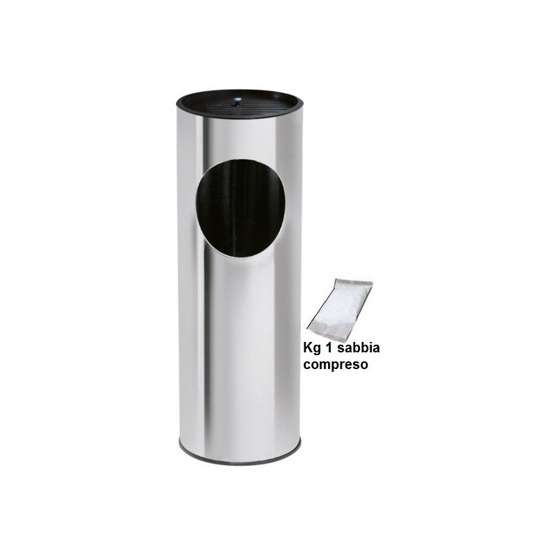 584APOS/GETTAC.INOX Øcm25x62h  - 703027 | Novalberghiera