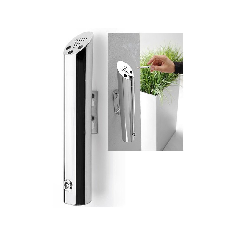 POSACENERE PARETE INOX  - 4140020 | Novalberghiera