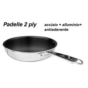 PADELLA INOX +ALLUMINIO ALTA+ANTIAD.