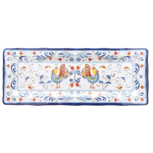 PIATTO MELAMINA ROOSTER  45x19  - 1035004 | Novalberghiera