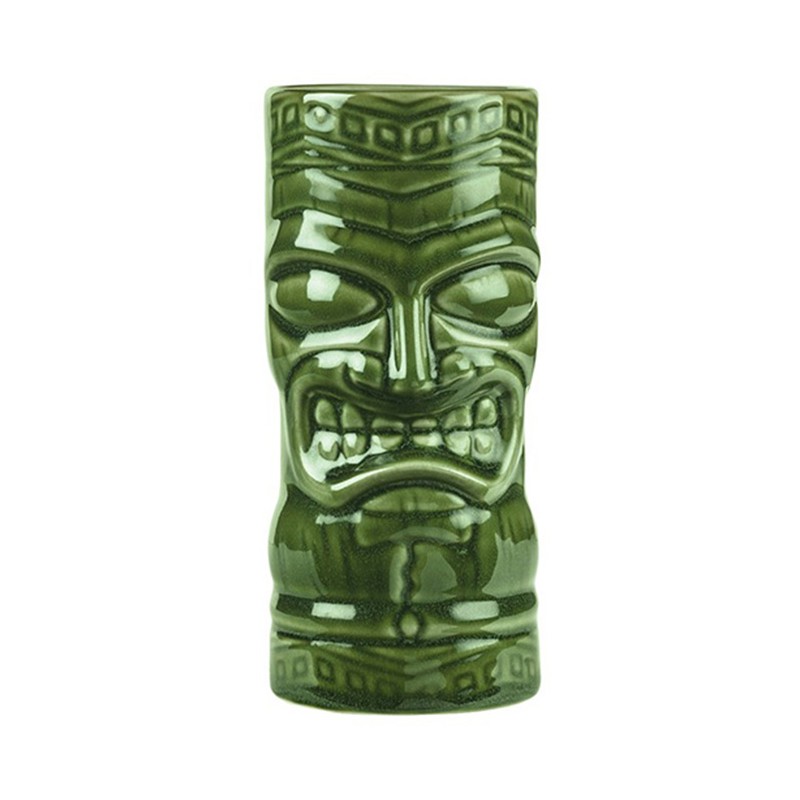 BICCHIERE TIKI CERAMICA VERDE cl.59  - 1198004 | Novalberghiera