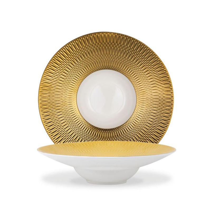 DERAS PASTA BOWL ORO cm 24  - 1301224 | Novalberghiera