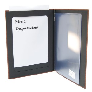 MENU STOCK A4 EFF/LEGNO MARR.  - 1325004 | Novalberghiera