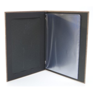 MENU STOCK A4 EFF/LEGNO GRIG.  - 1326004 | Novalberghiera