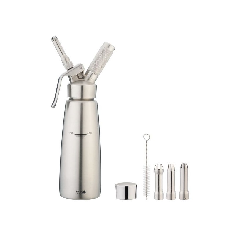 SIFONE PANNA INOX Lt. 05 -Kut  - 1335050 | Novalberghiera