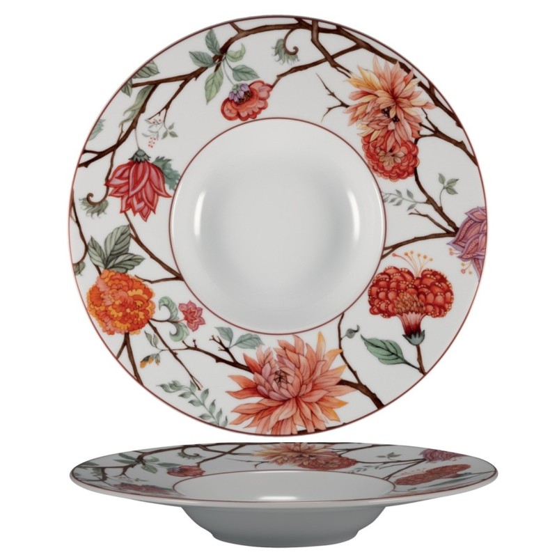 KEPOS P.PASTA BIANCO FIORI cm 27  - 1378227 | Novalberghiera