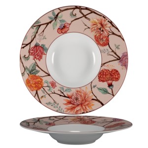 KEPOS P.PASTA ROSA FIORI cm 27  - 1379227 | Novalberghiera