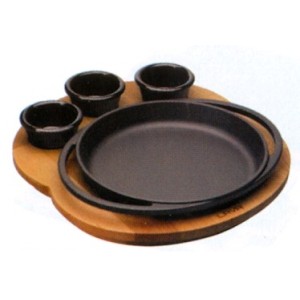 PIATTO GHISA C/SUPP.Øcm 20  - 1409000 | Novalberghiera