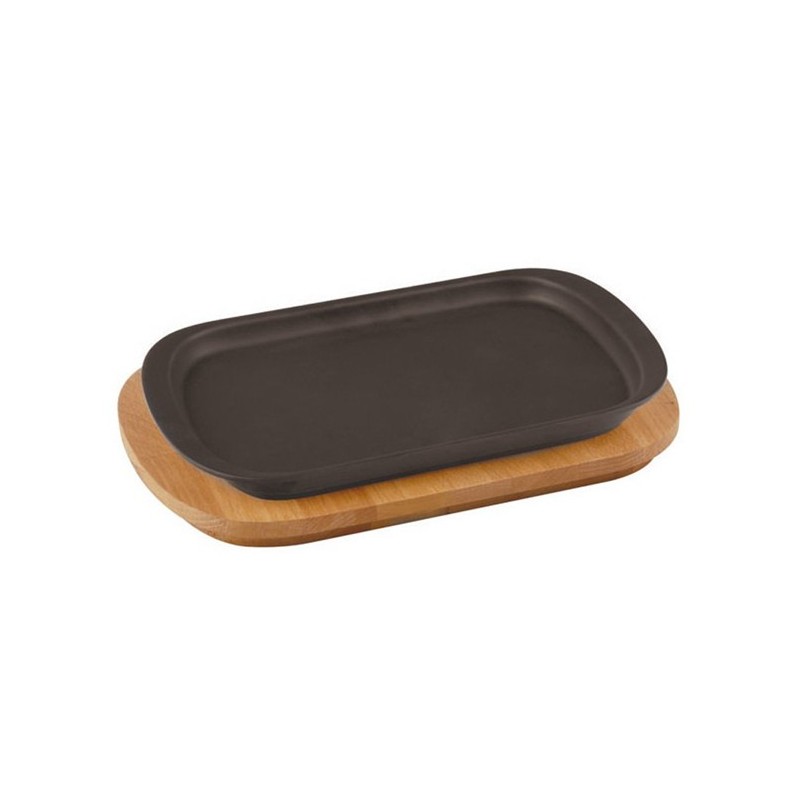 PIATTO GHISA C/SUPP.cm 32x20  - 1409010 | Novalberghiera