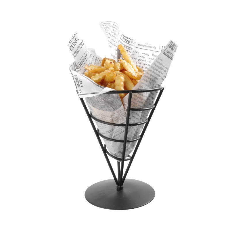 CESTINO CONO NERO 11x17h  - 1420010 | Novalberghiera