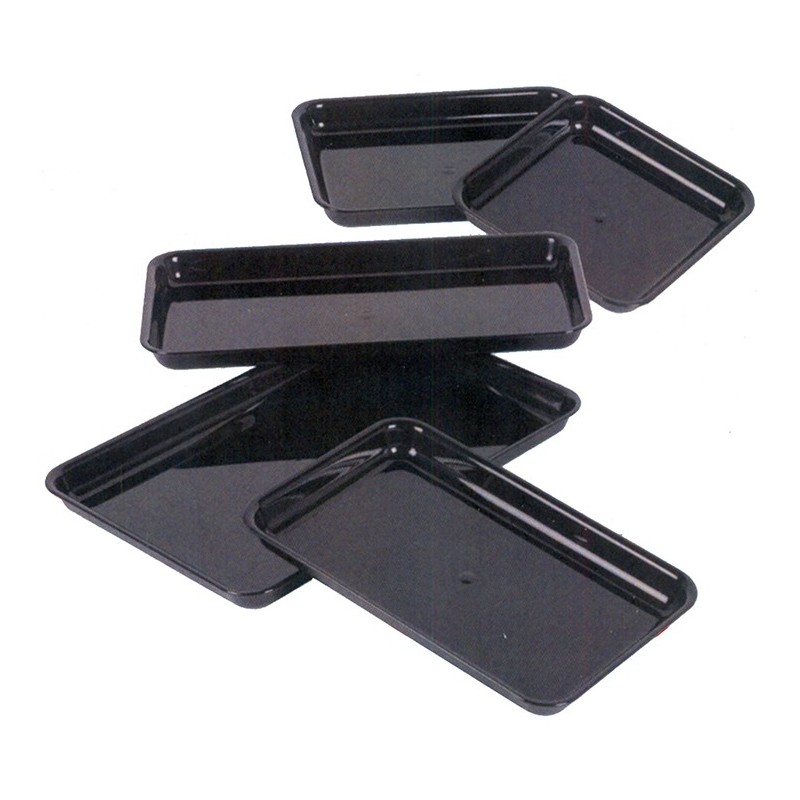 VASCA POLIPR.NERO cm 22x29x3h  - 1478001 | Novalberghiera