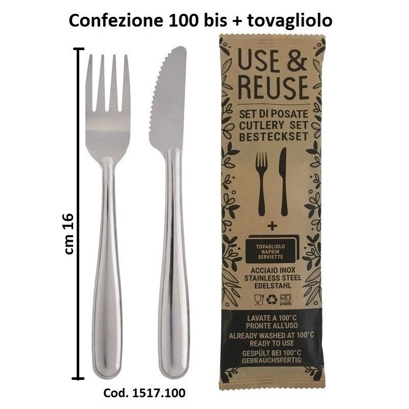 CONF.100 FORC+COLT+TOV.INOX  - 1517100 | Novalberghiera