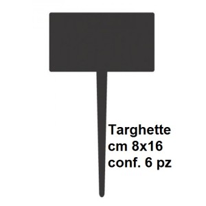 N.6 TARGHETTE 8x16  - 1582000 | Novalberghiera