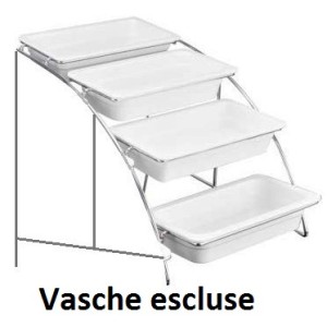 STAND x VASCHE GN 1/3  - 1587002 | Novalberghiera