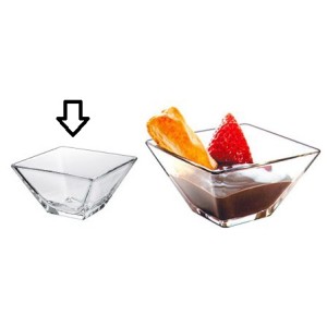 COPPA VETRO MODI' cm 8  - 1605008 | Novalberghiera