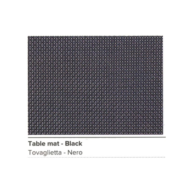 N.6 TOVAGLIETTE 42x33 NERO  - 17003 | Novalberghiera