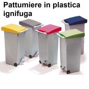 PATTUMIERE IGNIFUGHE PEDALE  - 1702999 | Novalberghiera