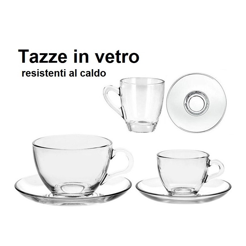 TAZZE IN VETRO  - 1890999 | Novalberghiera