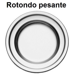 PIATTO PORTATA INOX PESANTE  - 2125999 | Novalberghiera