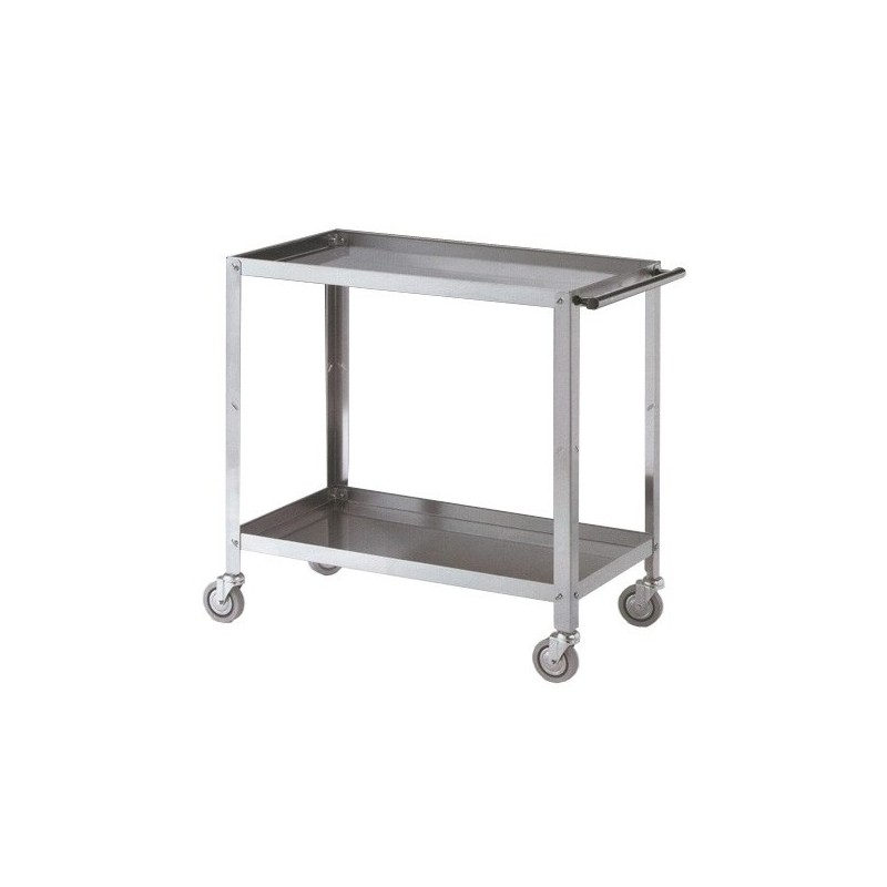 CARRELLO INOX 2P.VASCA 88x48  - 2362082 | Novalberghiera