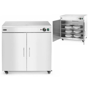 SCALDAPIATTI DOPPIO cm 73x59x76h