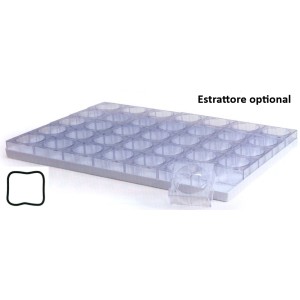 TEGLIA MONOP.QUADRO ONDINE  - 256009 | Novalberghiera