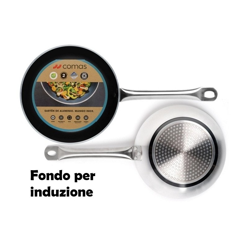 PADELLE ALLUMINIO+ANTIADERENTE  - 270999 | Novalberghiera