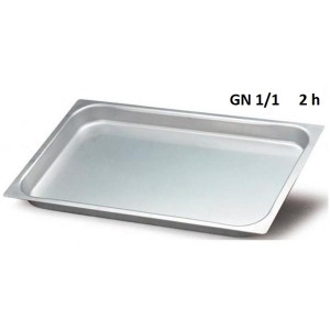 TEGLIA ALLUMINIO GN 1/1x2h  - 2784002 | Novalberghiera
