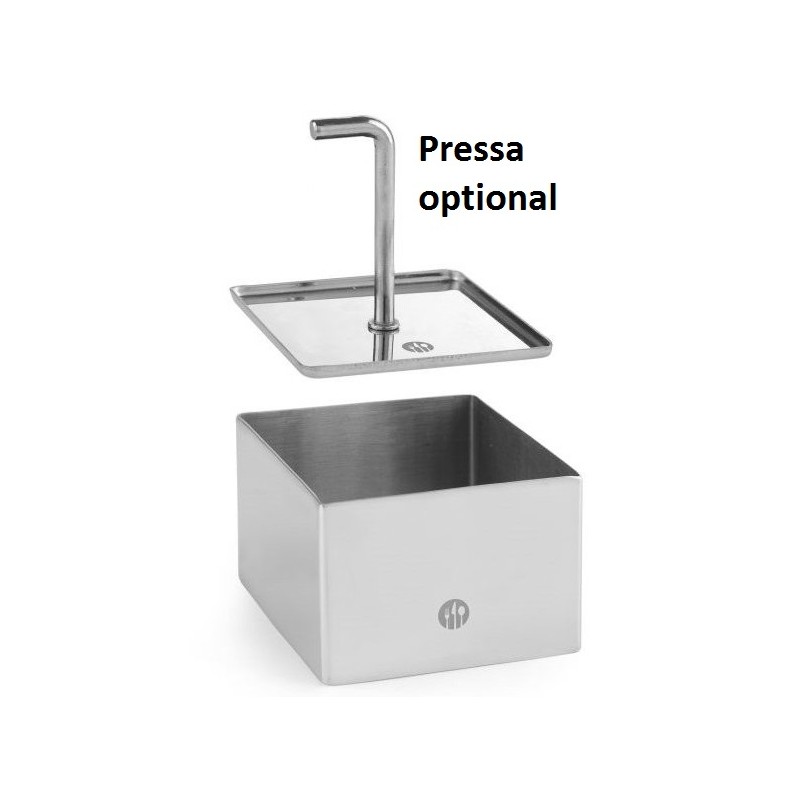 ANELLO INOX QUADRO cm 6x6  - 2803001 | Novalberghiera