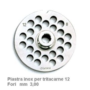 PIASTRA INOX x TRITAC. 12x3  - 2983030 | Novalberghiera