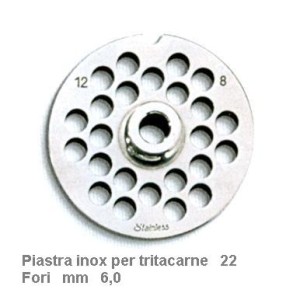 PIASTRA INOX x TRITAC. 22x6  - 2984060 | Novalberghiera