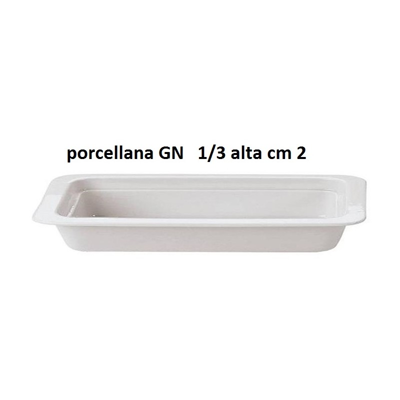 VASCA PORC. GN 1/3 cm 32x17x2,5h  - 3030113 | Novalberghiera