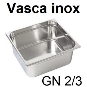 VASCA GN INOX 2/3  - 3082999 | Novalberghiera