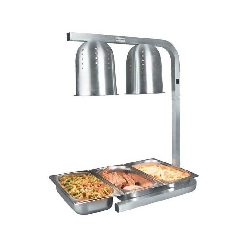 SCALDAPIATTI 2 LAMPADE arg.  - 3151402 | Novalberghiera