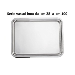 VASSOI RETTANGOLARI INOX  - 3234999 | Novalberghiera