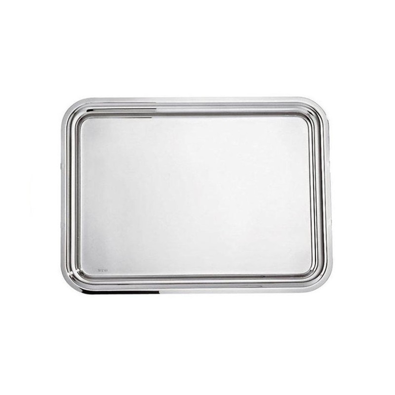 VASSOIO RETT.INOX cm 28x20  - 3234028 | Novalberghiera